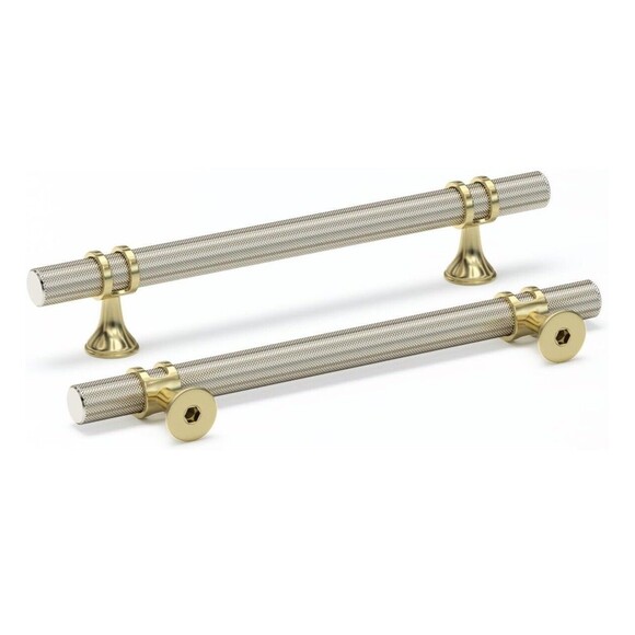 Rergy 4 Pack Brushed Nickel Cabinet Pulls Kitchen Cabinet Handles 6.25” Center - Picture 1 of 10